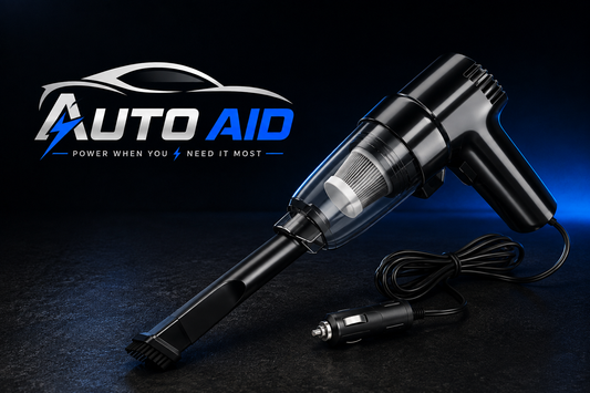 AutoAid 12V Car Vacuum Cleaner | 3KPa Suction | 3M Cord